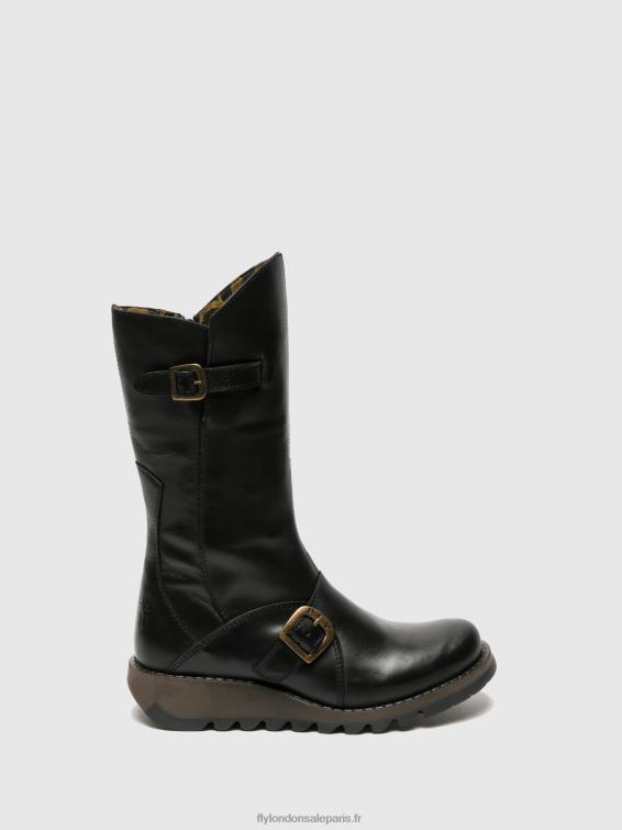 bottes à boucle mes 2 femmes 0N8R348 noir Fly London