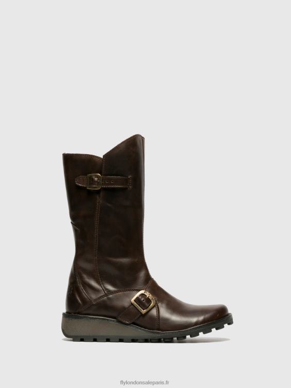 bottes à boucle mes dk femmes 0N8R343 brun Fly London