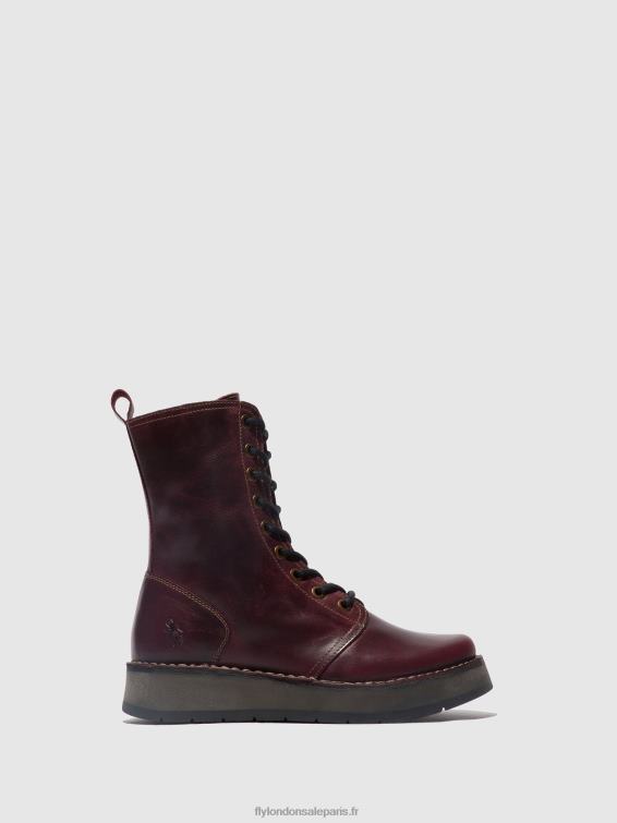 bottes à lacets rami043 femmes 0N8R291 violet Fly London