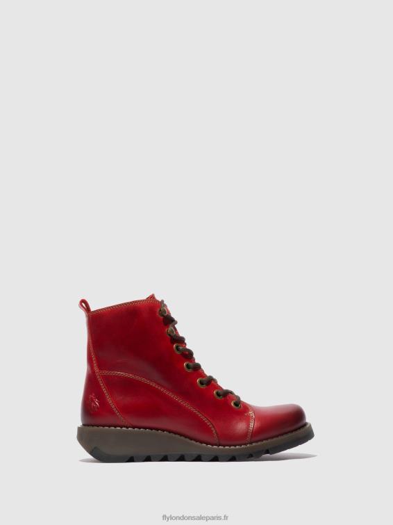 bottes à lacets sore813 femmes 0N8R329 tapis rouge Fly London