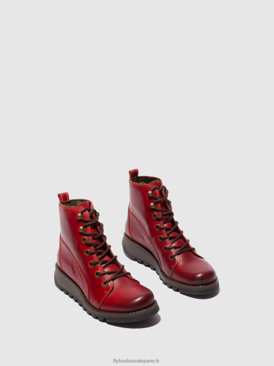 bottes à lacets sore813 femmes 0N8R329 tapis rouge Fly London