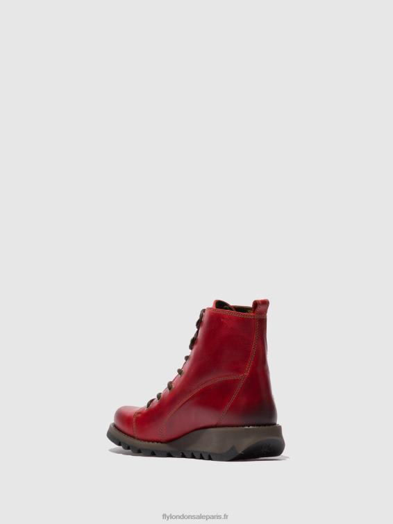 bottes à lacets sore813 femmes 0N8R329 tapis rouge Fly London