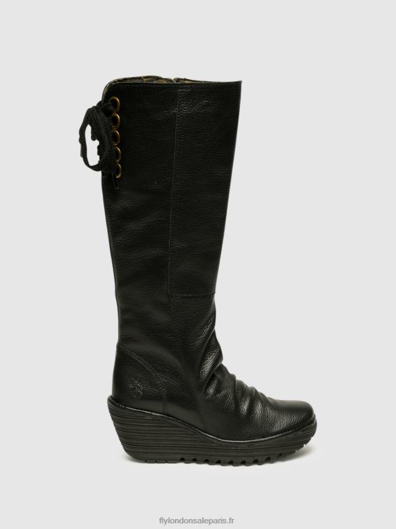bottes hautes femmes 0N8R355 noir Fly London