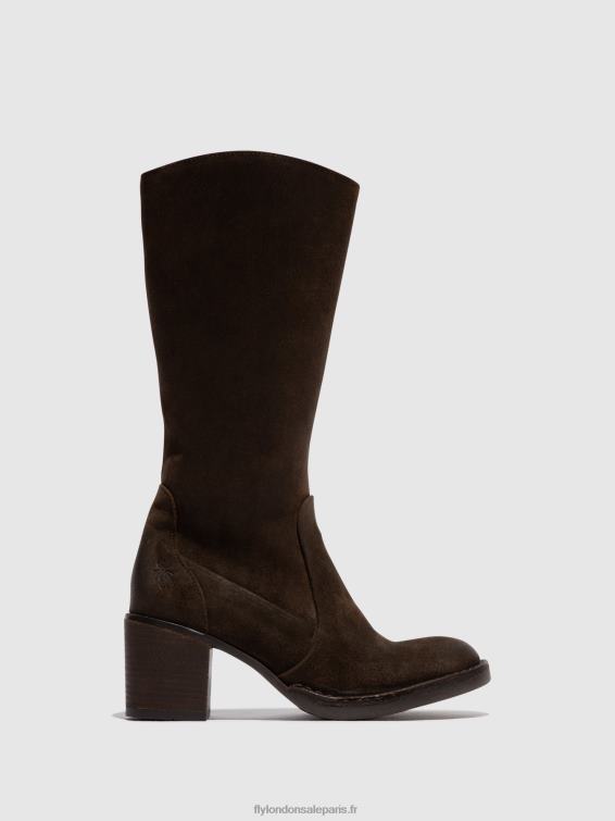 bottes zippées balo096 femmes 0N8R306 expresso Fly London