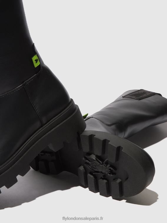 bottes zippées jalo882 femmes 0N8R310 naomi noir Fly London