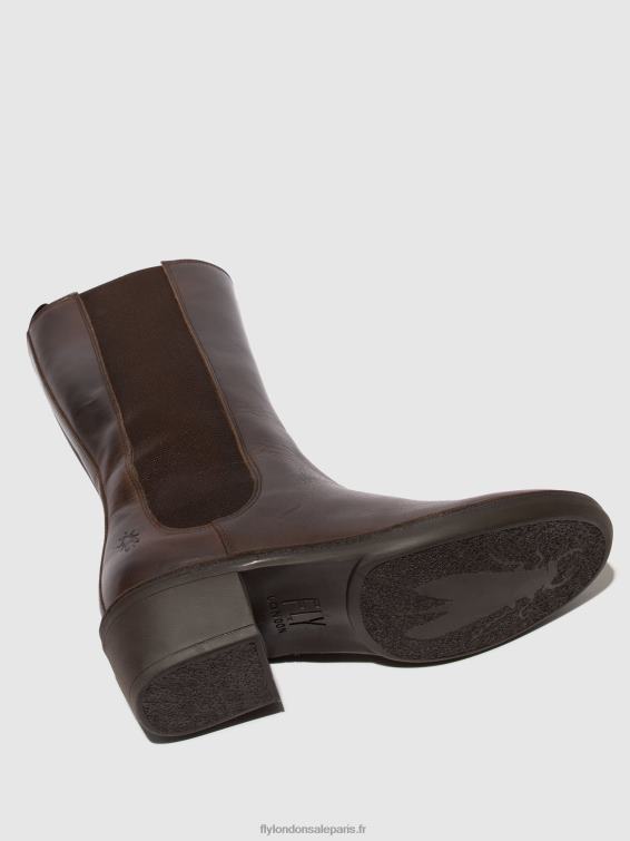 bottes zippées mada081 femmes 0N8R303 ns. brun Fly London