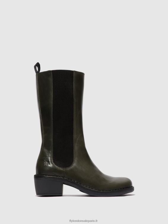 bottes zippées mada081 femmes 0N8R308 diesel Fly London