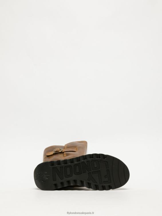 bottes zippées mol 2 femmes 0N8R352 chameau Fly London