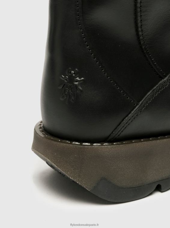 bottes zippées mol 2 femmes 0N8R353 noir Fly London