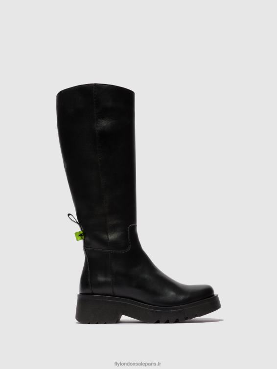 bottes zippées mynt908 femmes 0N8R302 noir Fly London