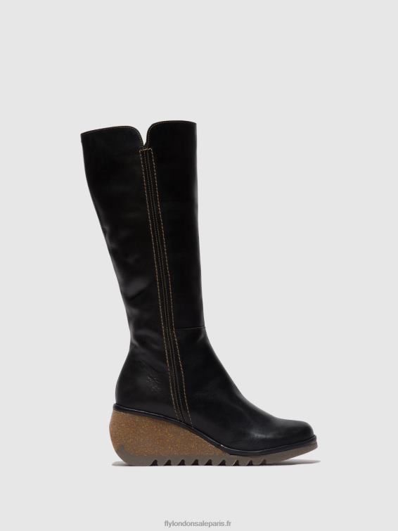 bottes zippées nary328 femmes 0N8R287 noir Fly London