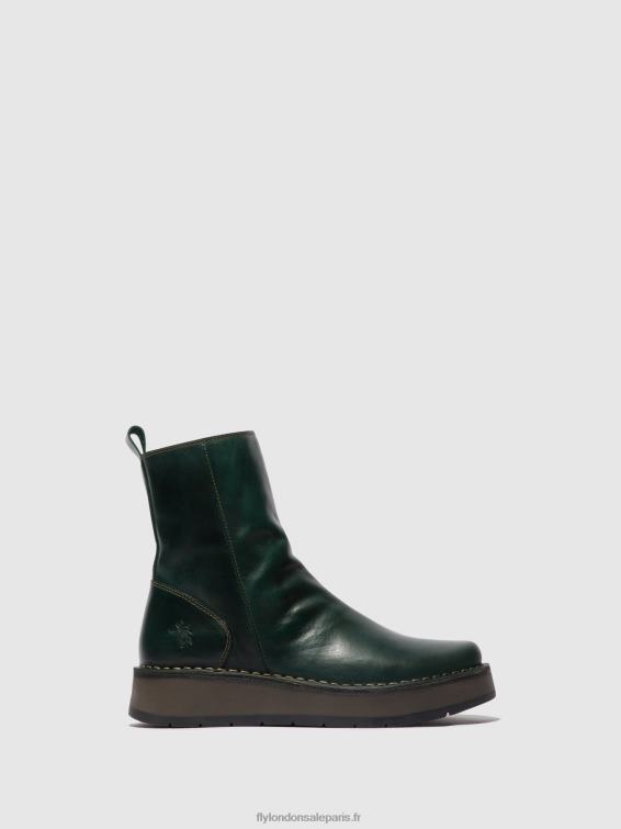 bottes zippées reno053 femmes 0N8R292 essence Fly London