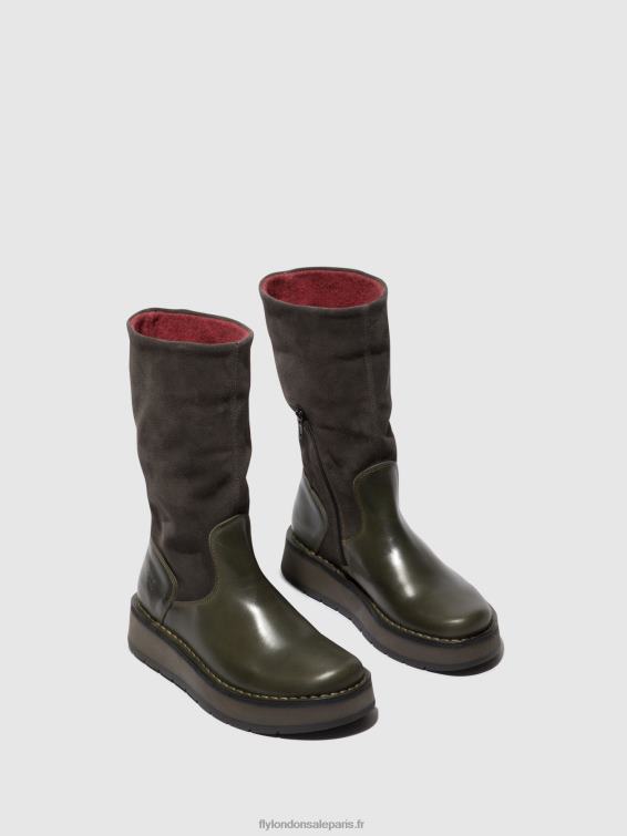bottes zippées rula083 femmes 0N8R298 diesel (rose) Fly London
