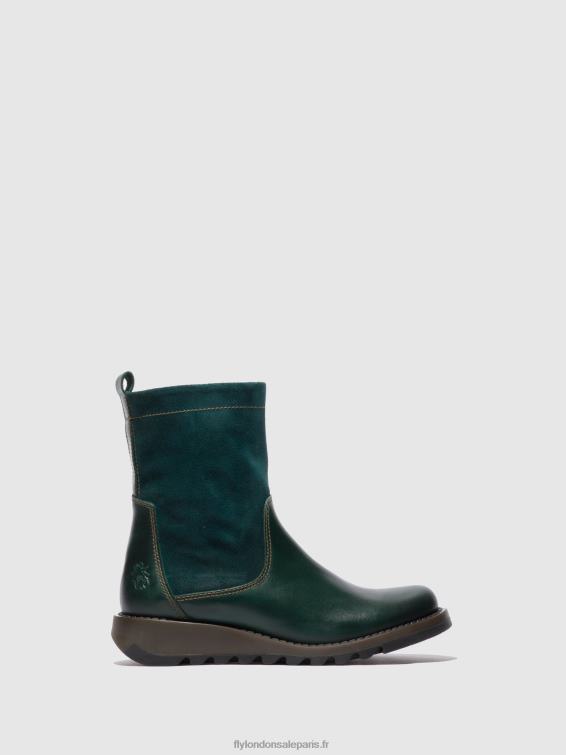 bottes zippées sauk794 femmes 0N8R316 tapis/suède huilé pétrole Fly London