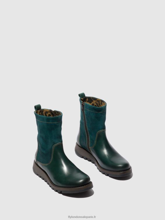 bottes zippées sauk794 femmes 0N8R316 tapis/suède huilé pétrole Fly London