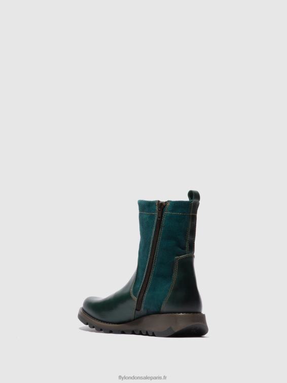 bottes zippées sauk794 femmes 0N8R316 tapis/suède huilé pétrole Fly London