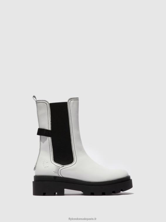 bottes chelsea judy819 femmes 0N8R332 nappa blanc Fly London