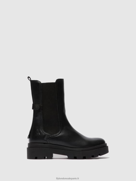 bottes chelsea judy819 femmes 0N8R334 nappa noir Fly London