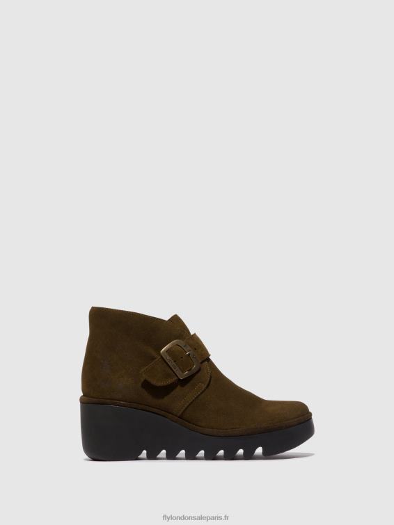 bottines à boucle birt397 femmes 0N8R153 boue Fly London