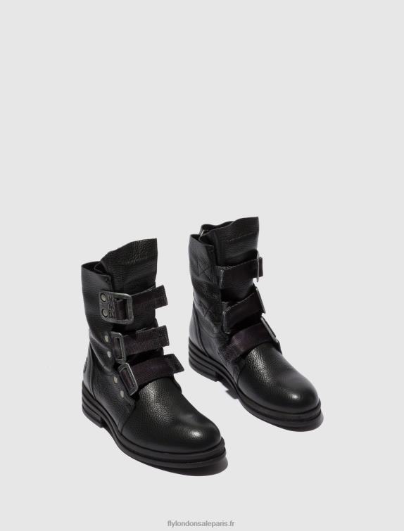 bottines à boucle kiff682 femmes 0N8R238 noir de rio Fly London