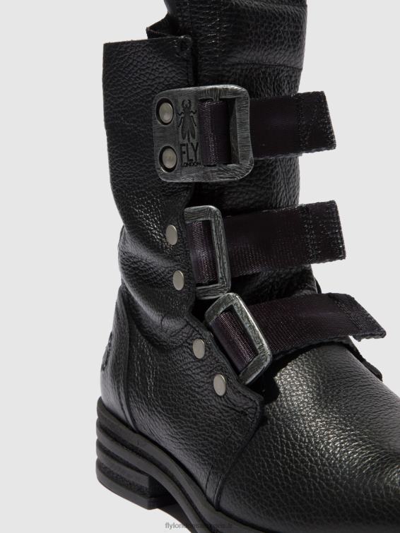 bottines à boucle kiff682 femmes 0N8R238 noir de rio Fly London