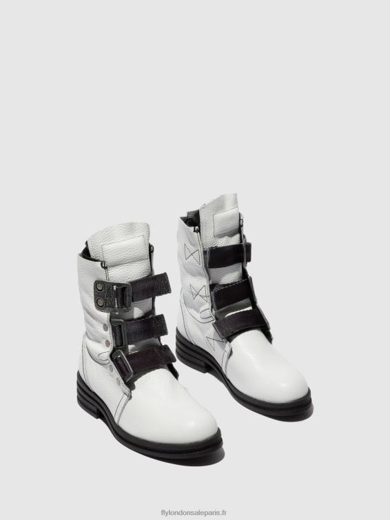 bottines à boucle kiff682 femmes 0N8R239 blanc de rio Fly London