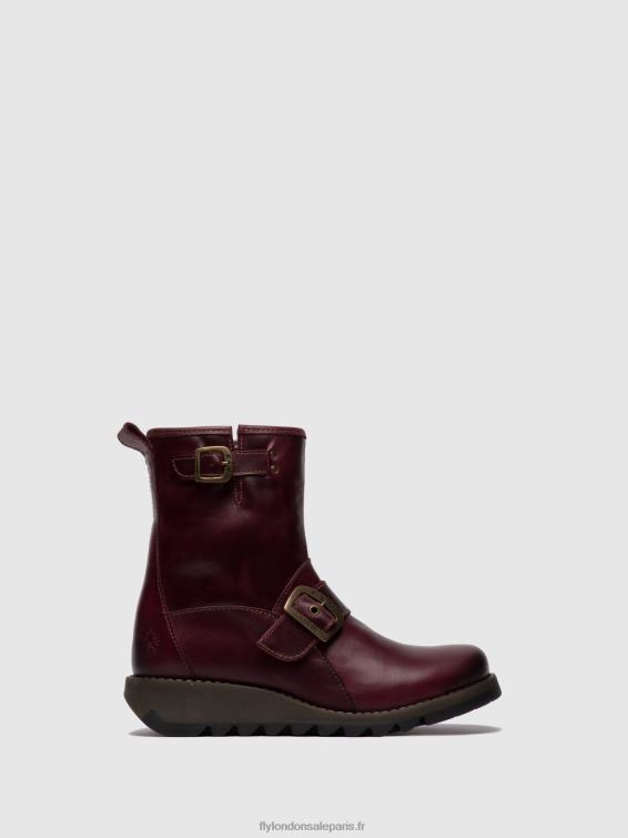 bottines à boucle sino525 femmes 0N8R262 violet Fly London