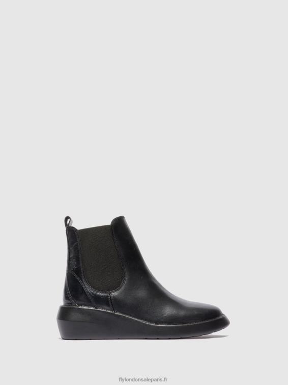 bottines chelsea bety502 femmes 0N8R232 tapis noir Fly London