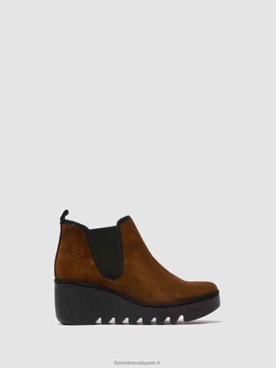 bottines chelsea byne349 femmes 0N8R229 chameau huilé Fly London