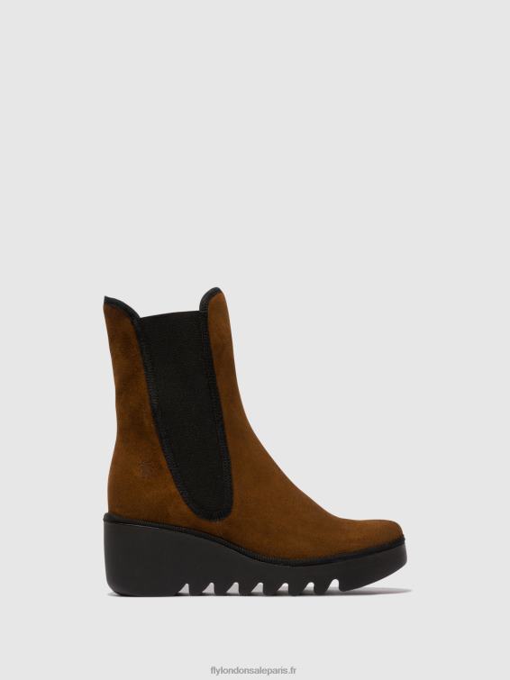 bottines chelsea byro395 femmes 0N8R146 chameau Fly London