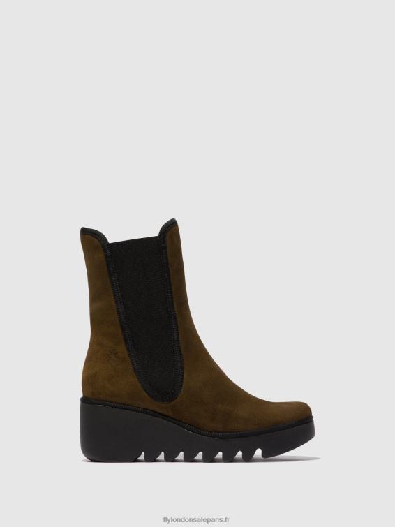 bottines chelsea byro395 femmes 0N8R148 boue Fly London