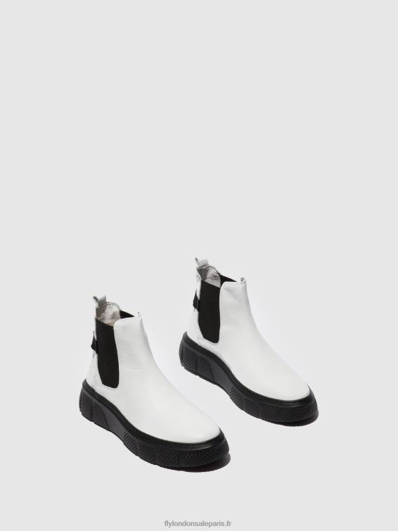 bottines chelsea ebbe479 femmes 0N8R169 blanc dublin (semelle noire) Fly London