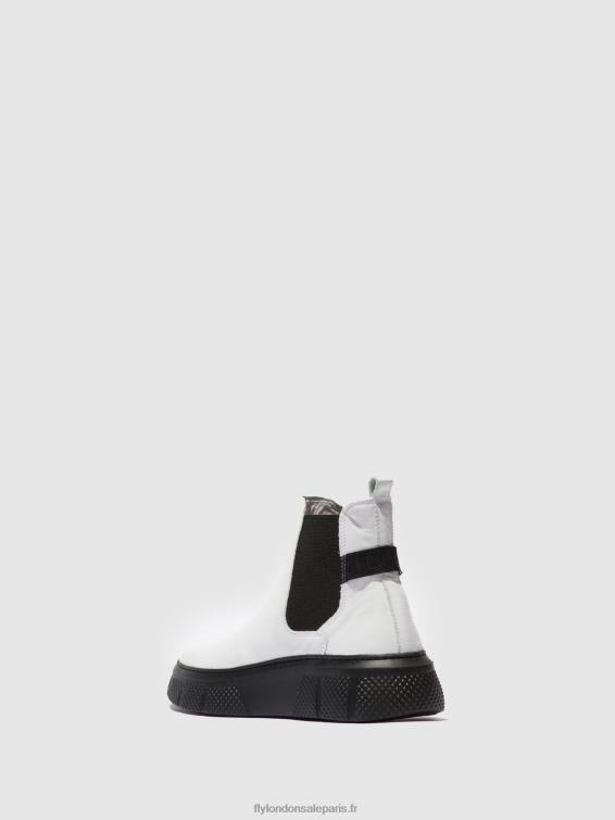 bottines chelsea ebbe479 femmes 0N8R169 blanc dublin (semelle noire) Fly London