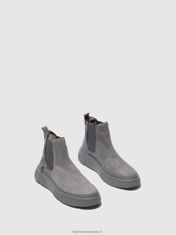 bottines chelsea ebbe479 femmes 0N8R237 sorano bleu gris Fly London