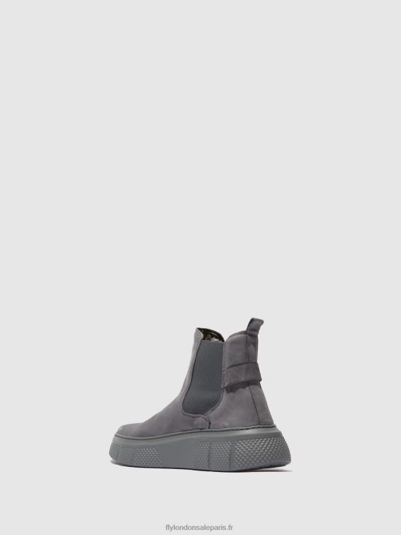 bottines chelsea ebbe479 femmes 0N8R237 sorano bleu gris Fly London