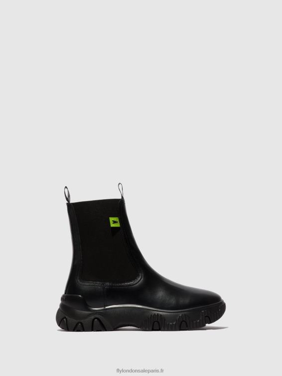 bottines chelsea faty885 femmes 0N8R159 tonnerre noir Fly London