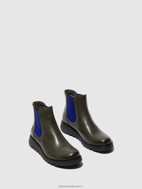 bottines chelsea femmes 0N8R118 salv diesel (élastique bleu) Fly London