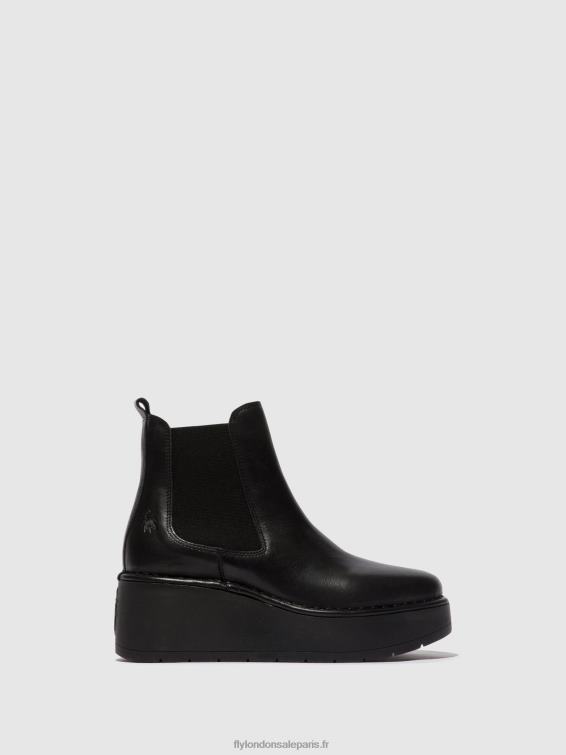 bottines chelsea hama238 femmes 0N8R138 noir Fly London