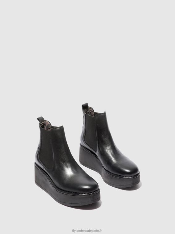 bottines chelsea hama238 femmes 0N8R225 Vérone noir Fly London