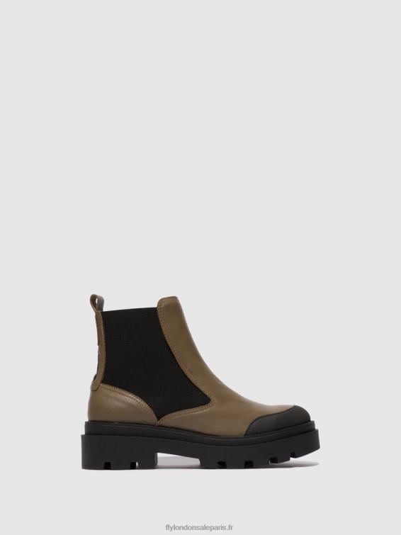 bottines chelsea jeba879 femmes 0N8R133 taupe Fly London