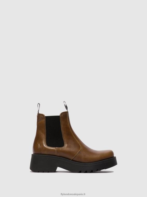 bottines chelsea medi789 femmes 0N8R135 chameau Fly London