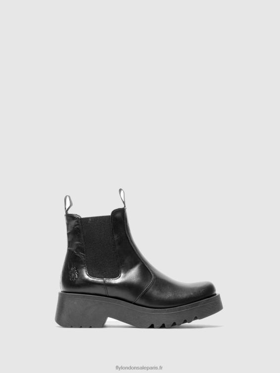 bottines chelsea medi789 femmes 0N8R221 tapis noir Fly London