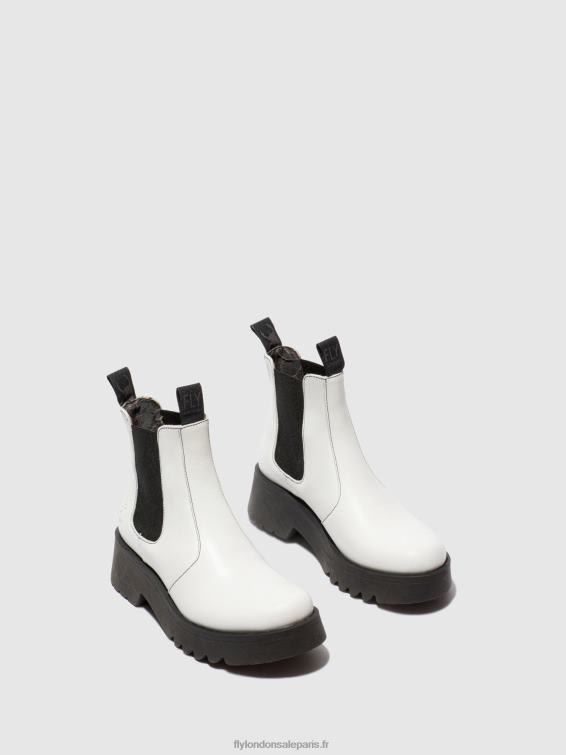bottines chelsea medi789 femmes 0N8R222 tapis blanc cassé Fly London