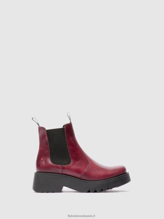 bottines chelsea medi789 femmes 0N8R223 tapis violet Fly London