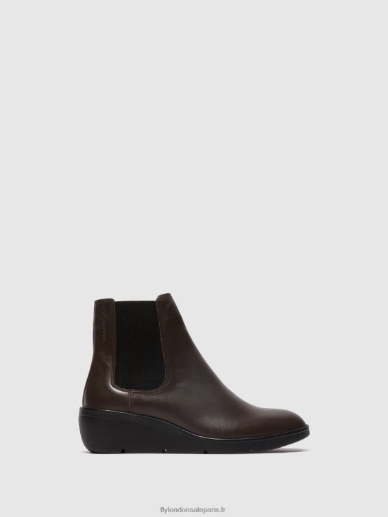 bottines chelsea nola549 femmes 0N8R132 brun Fly London