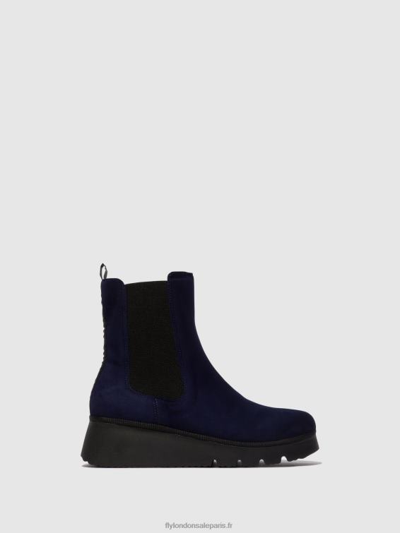 bottines chelsea paty405 femmes 0N8R127 marine Fly London