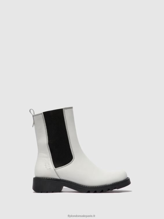 bottines chelsea rein795 femmes 0N8R217 tapis blanc cassé (noir) Fly London