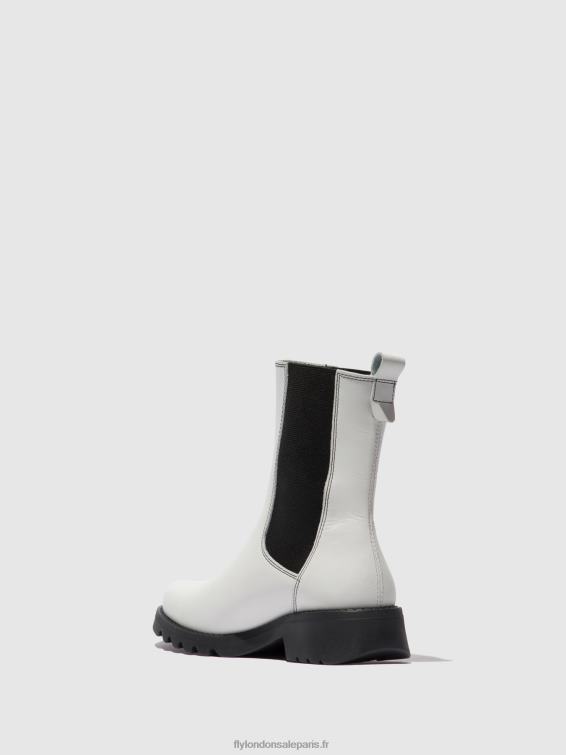 bottines chelsea rein795 femmes 0N8R217 tapis blanc cassé (noir) Fly London