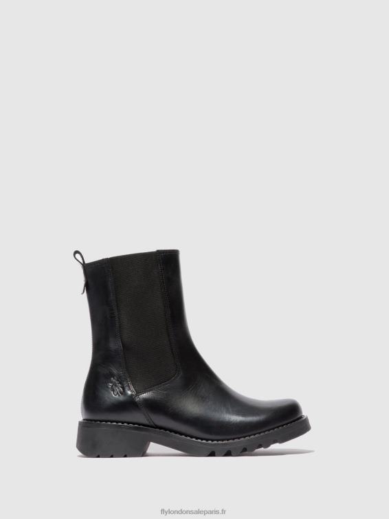 bottines chelsea rein795 femmes 0N8R220 tapis noir (tout noir) Fly London