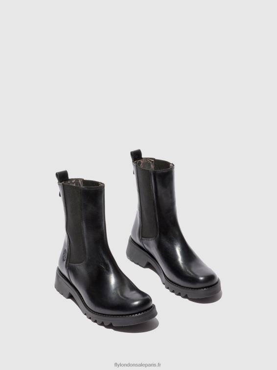 bottines chelsea rein795 femmes 0N8R220 tapis noir (tout noir) Fly London